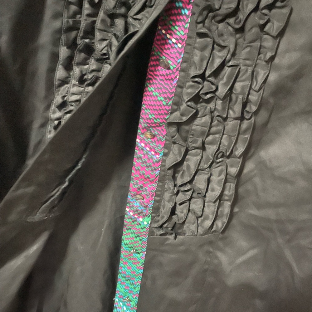 Robert Graham Black Shirt with Colorful Trim - Picture 6 of 7